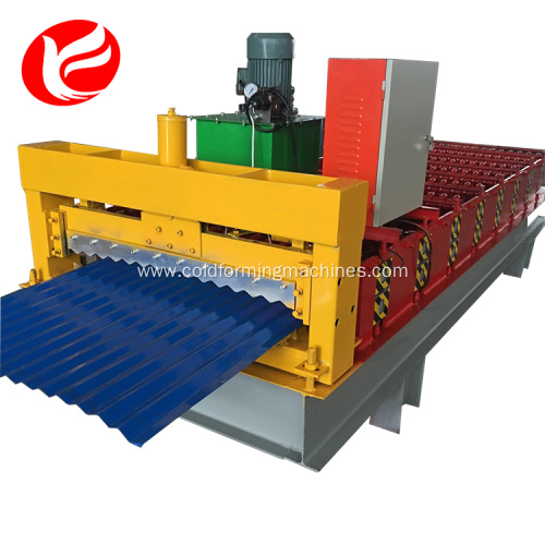 Color steels metal roof sheet roofing making machine